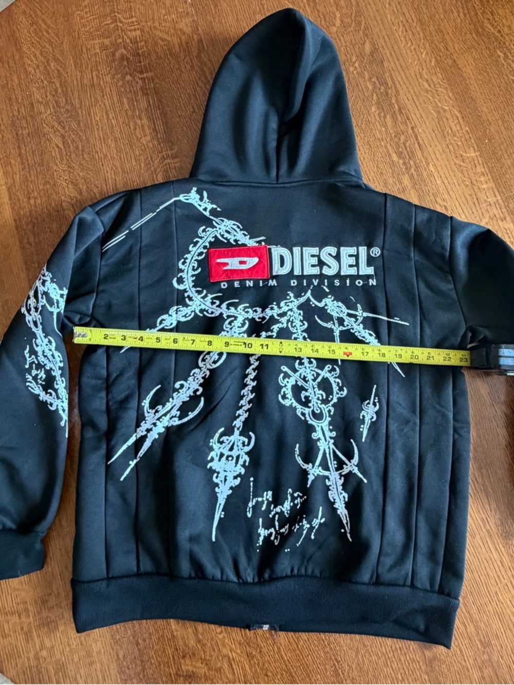 Diesel Black Hoodie - Picture 2 of 6